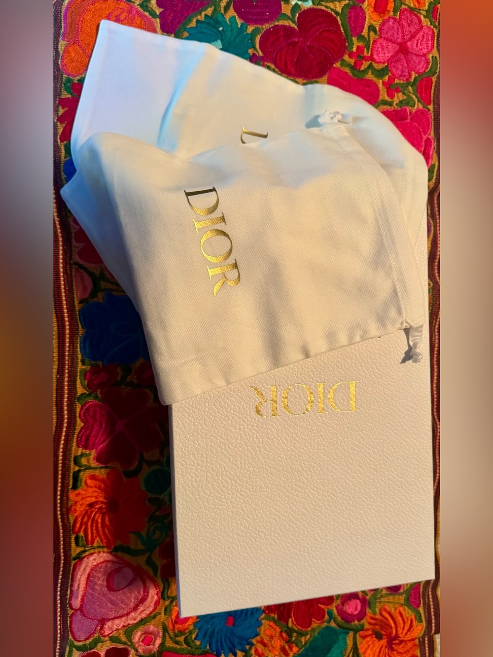 DIOR Shoe Box and 2 Dust Bags